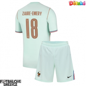 Francie Warren Zaire-Emery #18 Dětské Venkovní dres komplet MS 2026 Krátký Rukáv (+ trenýrky)